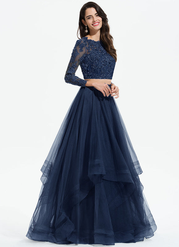 Robe de Soirée Rêve Poudré Tulle - gallery 3