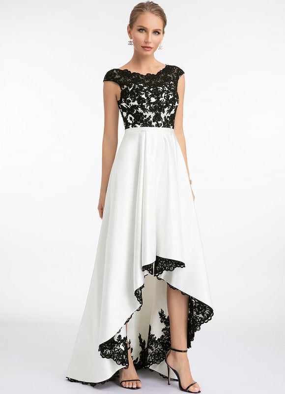 Robe de Soirée Élégance Bicolore - gallery 6
