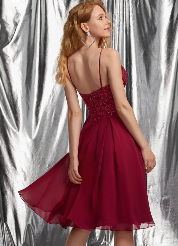 Robe de Soirée Rosée Aérienne - gallery 4