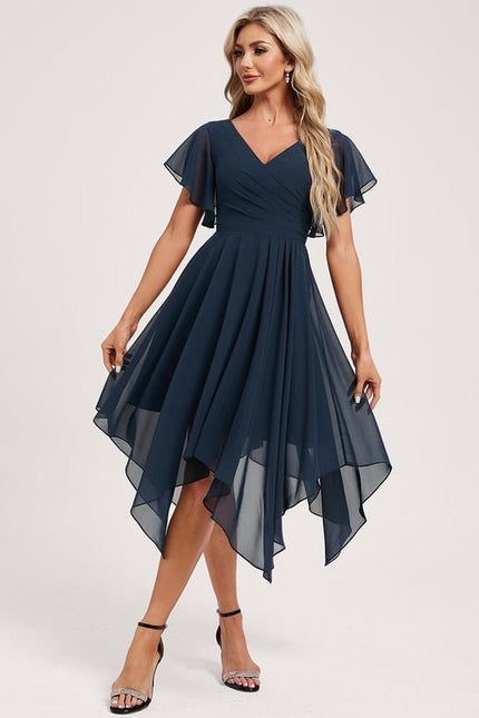 Robe de Soirée Bleu Aérien - gallery 1