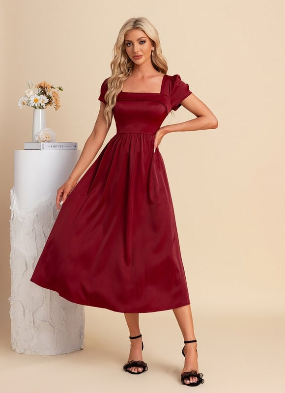 Robe de Soirée Élégance Pourpre Sereine - gallery 5
