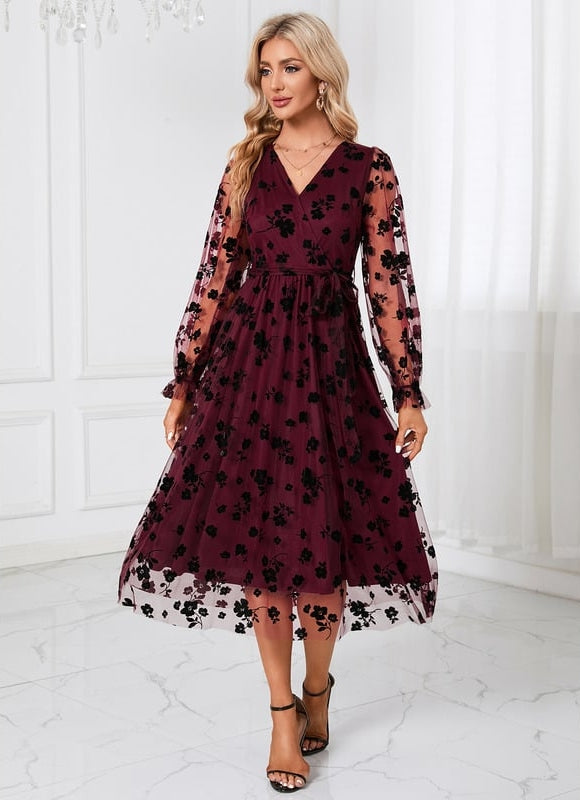 Robe de Soirée Mystique Florale - gallery 6