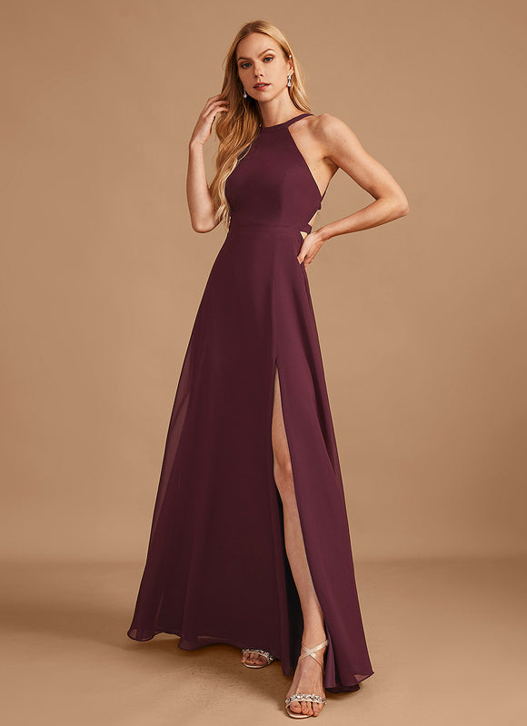 Robe de Soirée Élégance Pourpre
