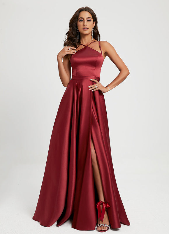 Robe de Soirée Satin Chic