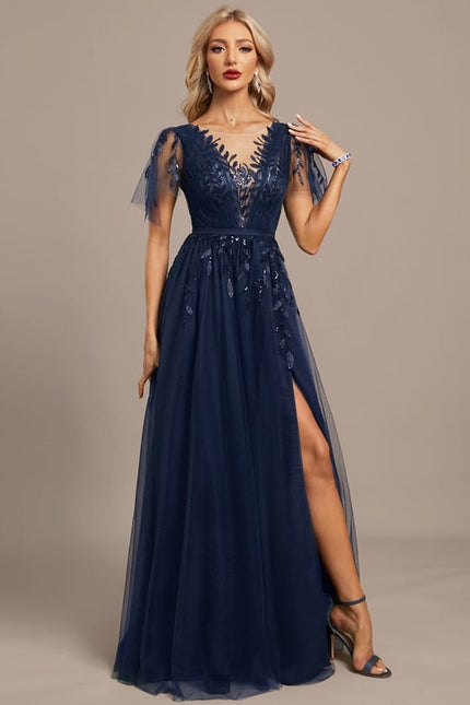 Robe de Soirée Bordeaux Enchantée - gallery 4