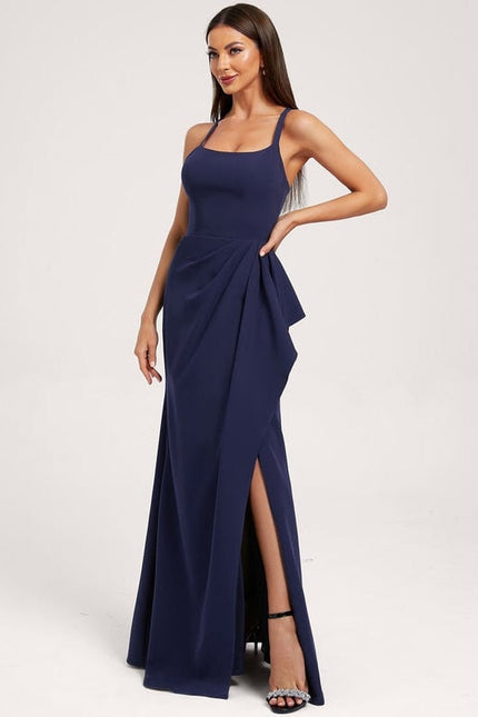 Robe de Soirée Crêpe Fluide - gallery 3