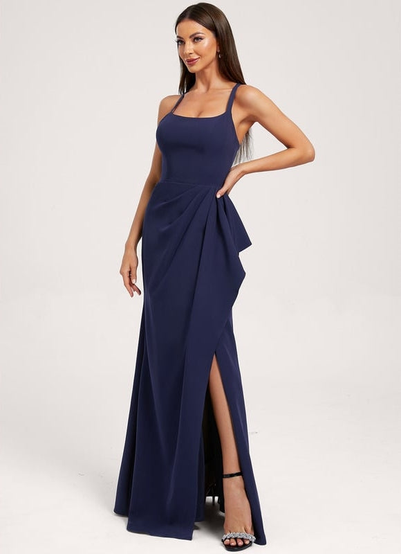 Robe de Soirée Crêpe Fluide - gallery 3