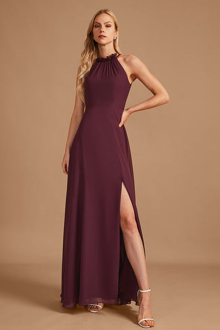 Robe de Soirée Élégance Pourpre