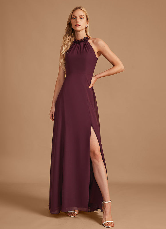 Robe de Soirée Élégance Pourpre