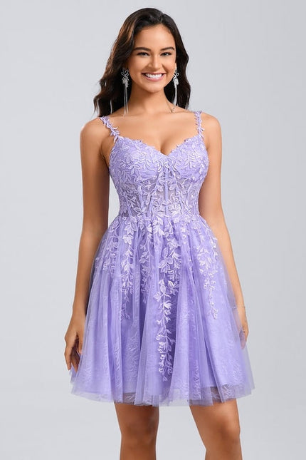Robe de Soirée Fleurie Rosée - gallery 1