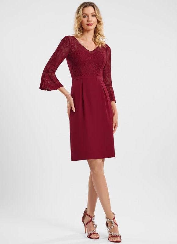 Robe de Soirée Rouge Élégant - gallery 1