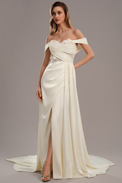 Robe de Soirée Satinée Couture - gallery 2