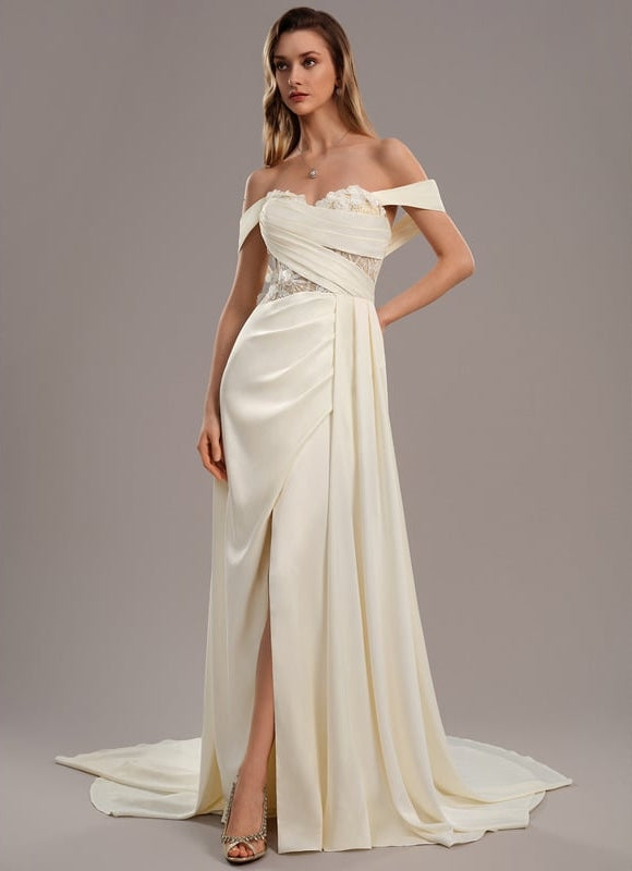 Robe de Soirée Satinée Couture - gallery 2