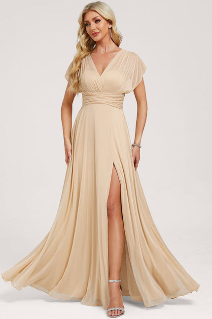 Robe de Soirée Élégante Sable - gallery 2