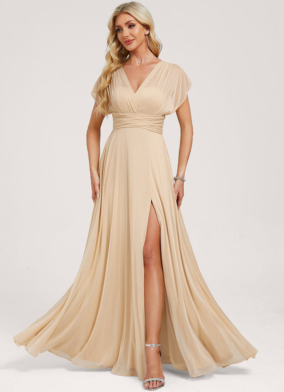 Robe de Soirée Élégante Sable - gallery 2