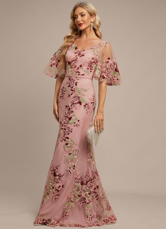 Robe de Soirée Florale Couture - gallery 5