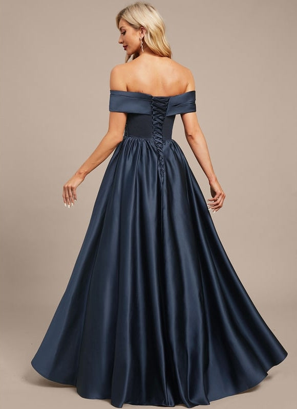 Robe de Soirée Nuit Satinée - gallery 7