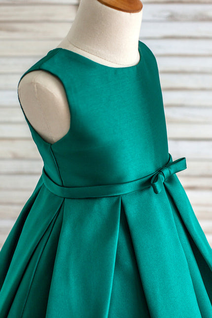 Robe de Soirée Cerise Satinée - gallery 6