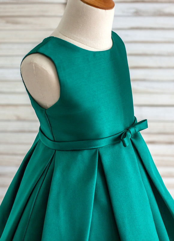 Robe de Soirée Cerise Satinée - gallery 6