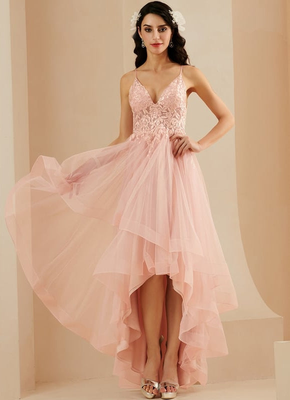 Robe de Soirée Rêve Rosé Éthéré - gallery 2