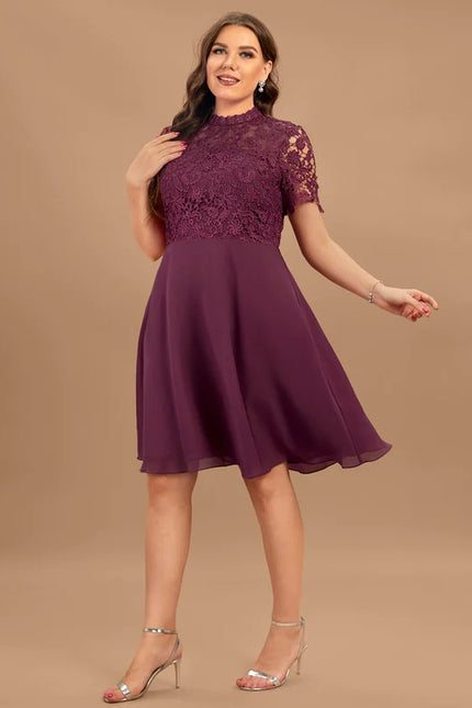 Robe de Soirée Aérienne Bordeaux - gallery 7