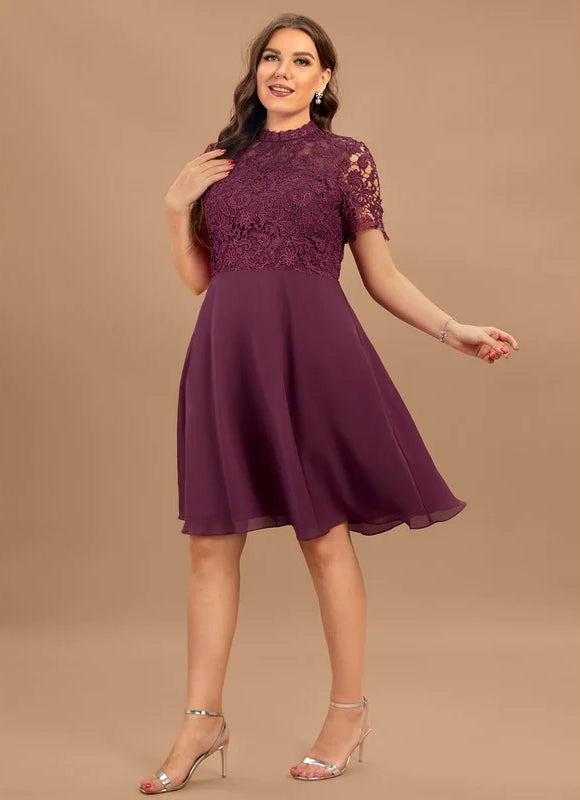 Robe de Soirée Aérienne Bordeaux - gallery 7