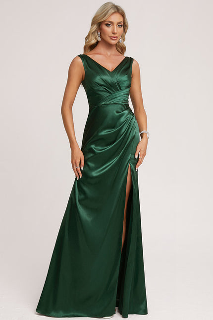 Robe de Soirée Dorée Fluide