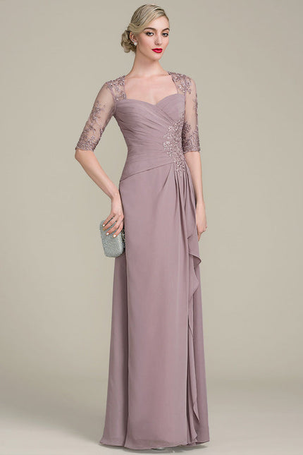 Robe de Soirée Nénuphar Argenté - gallery 1