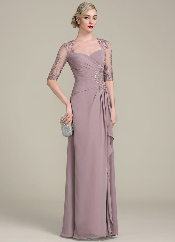 Robe de Soirée Nénuphar Argenté - gallery 1