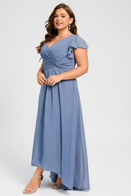 Robe de Soirée Bleu Aérien - gallery 8