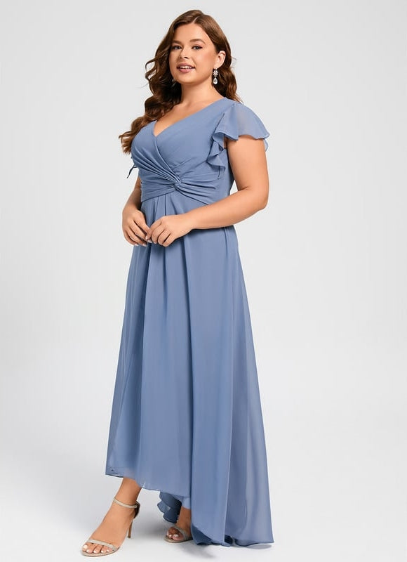 Robe de Soirée Bleu Aérien - gallery 8