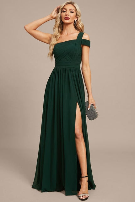 Robe de Soirée Éclat Sombre Émeraude - gallery 4