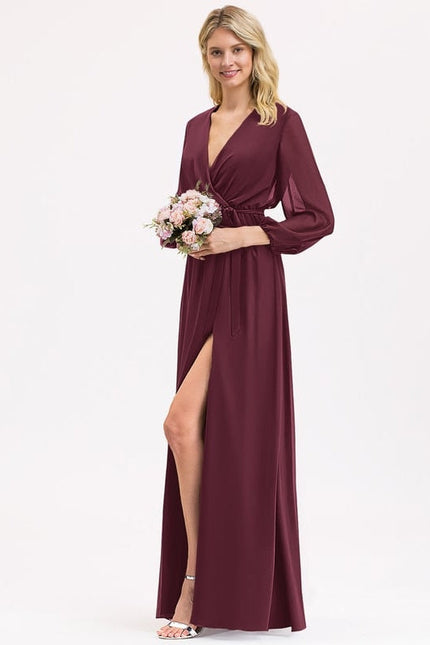 Robe de Soirée Rouge Velours Élégant - gallery 5