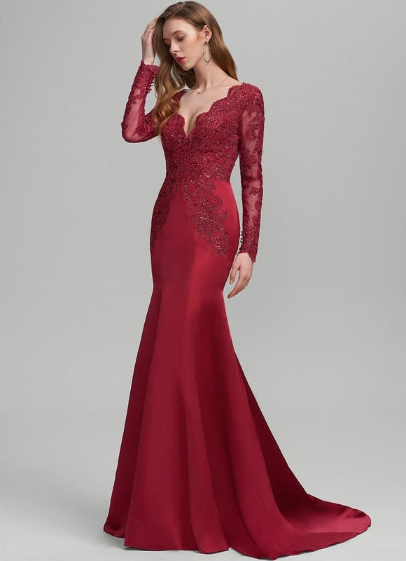 Robe de Soirée Rouge Envoûtement - gallery 1