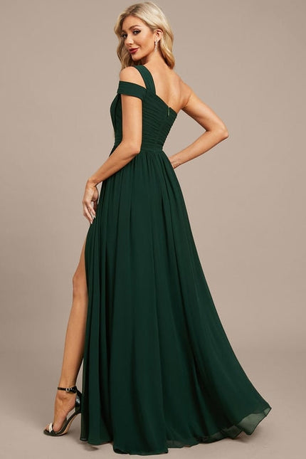 Robe de Soirée Éclat Sombre Émeraude - gallery 7