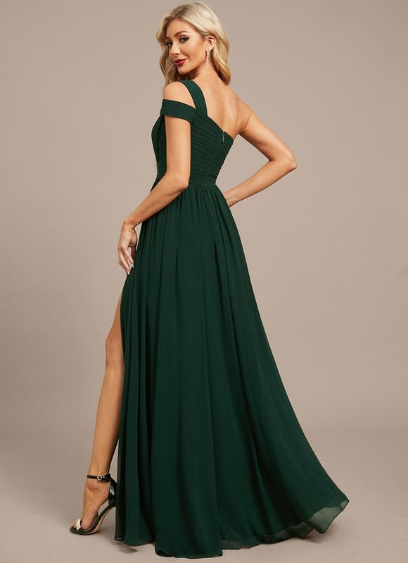 Robe de Soirée Éclat Sombre Émeraude - gallery 7
