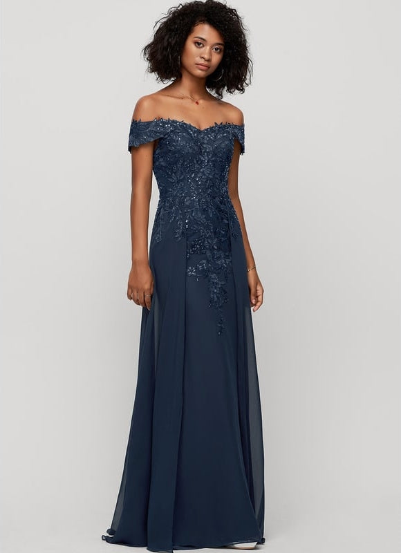 Robe de Soirée Émeraude Brodée - gallery 3