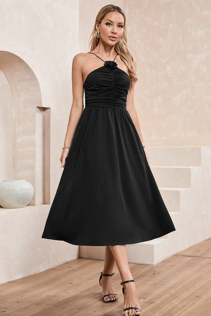 Robe de Soirée Midi Élégante - gallery 1