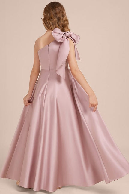 Robe de Soirée Rose Satiné Douce - gallery 3