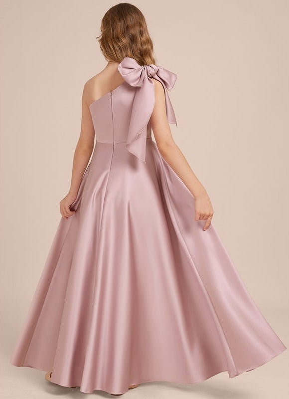 Robe de Soirée Rose Satiné Douce - gallery 3
