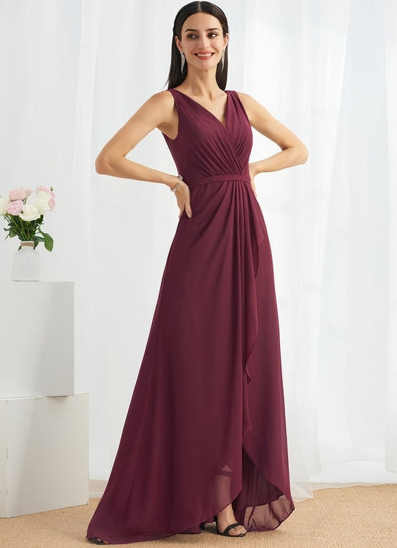 Robe de Soirée Vignoble Fluide - gallery 2