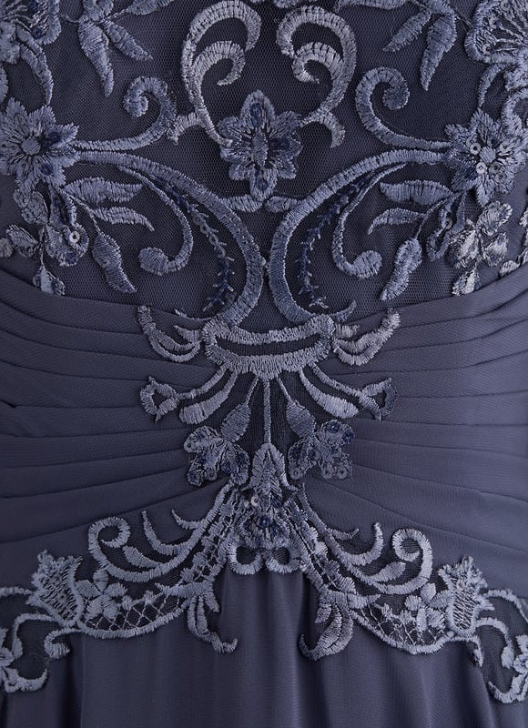 Robe de Soirée Élégance Marine Aérienne - gallery 3