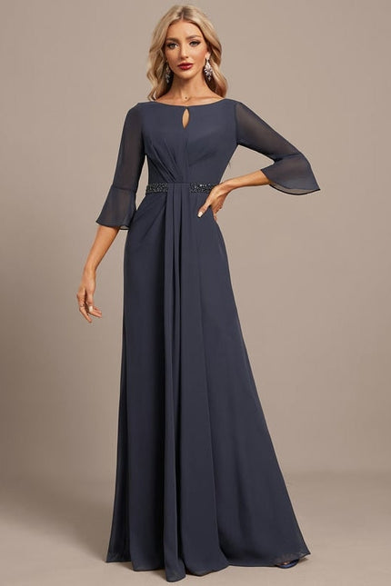 Robe de Soirée Nuit Marine Élégante - gallery 3