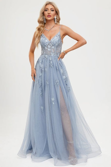 Robe de Soirée Céleste Fleurie - gallery 5