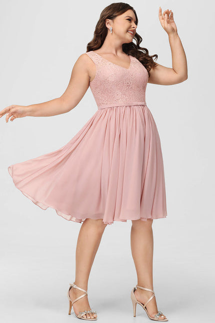 Robe de Soirée Rêve De Rose Poudrée - gallery 9