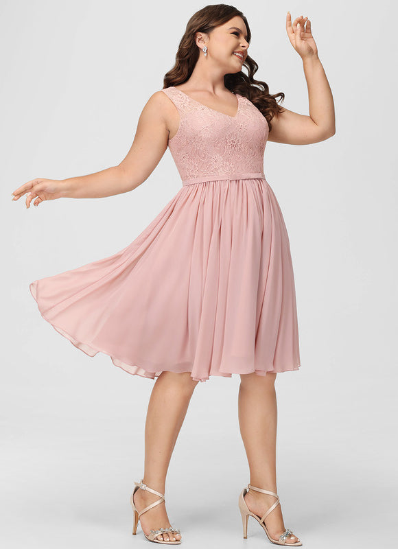 Robe de Soirée Rêve De Rose Poudrée - gallery 9