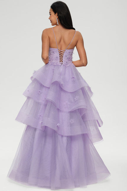 Robe de Soirée Lavande Étoilée - gallery 4