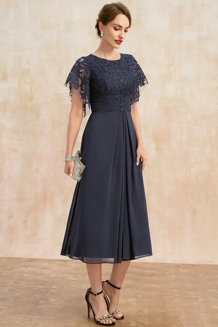 Robe de Soirée Sérénité Marine - gallery 2