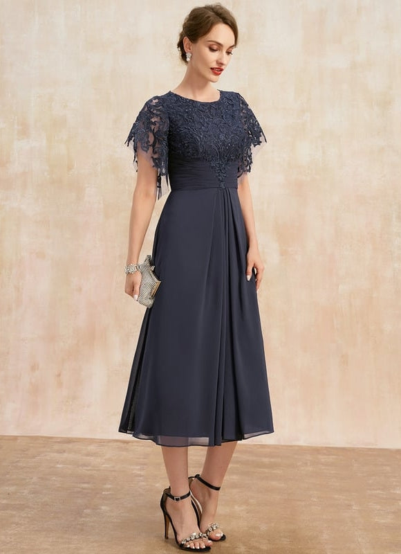 Robe de Soirée Sérénité Marine - gallery 2