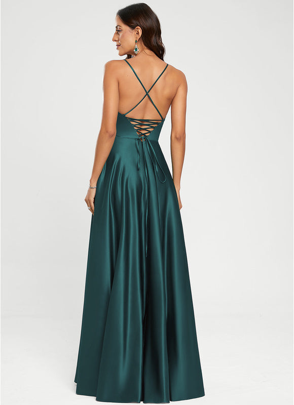 Robe de Soirée Satin Éclairée - gallery 3